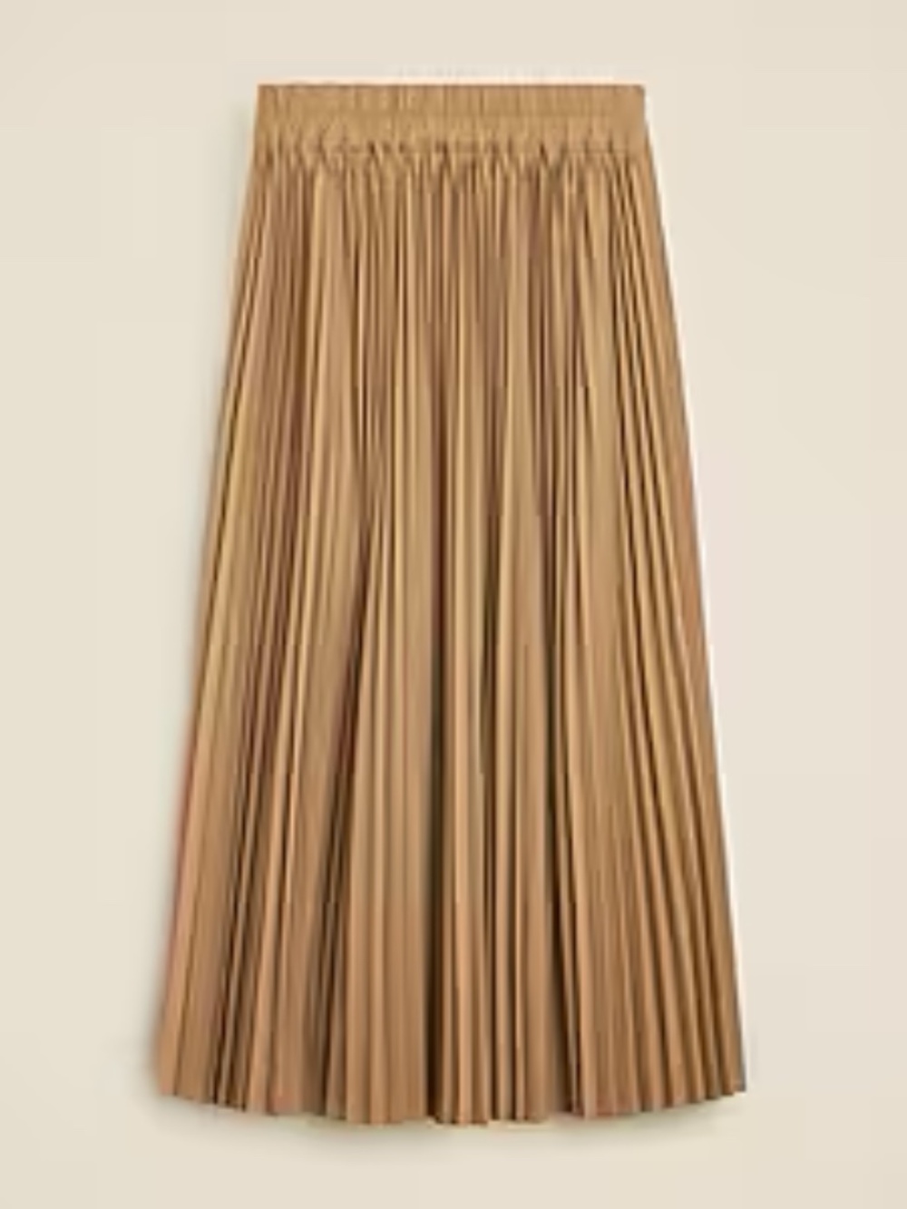 J. Crew Pleated midi skirt